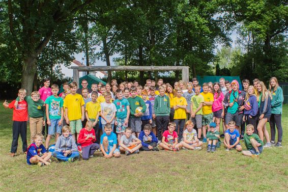 K.L.J. Reet op kamp in Stal - Beringen