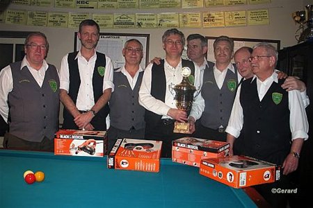 KNBC wint biljartfinale in Ophoven - Pelt