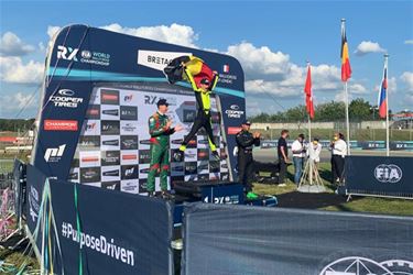 Kobe Pauwels op podium - Leopoldsburg