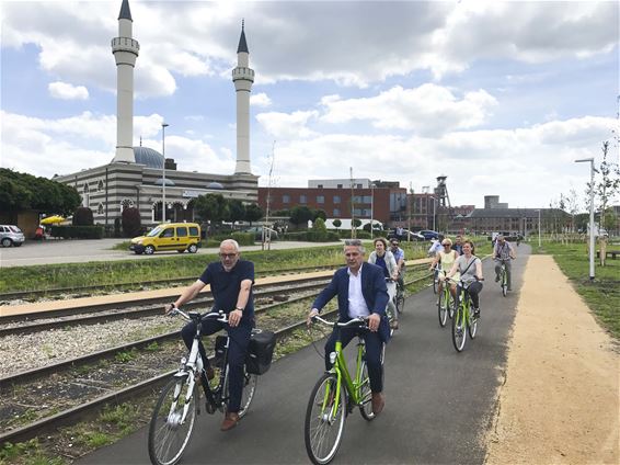 Kolenspoor officieel ingefietst - Beringen