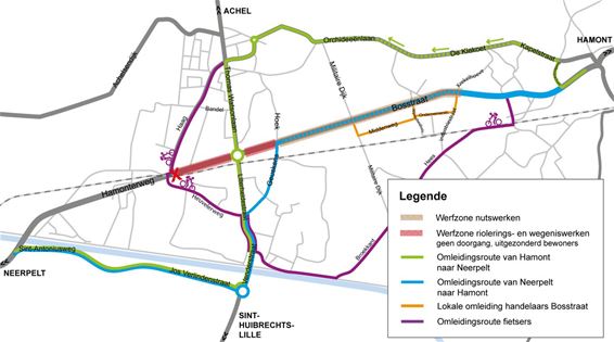 Kruispunt Haag vanaf maandag afgesloten - Hamont-Achel