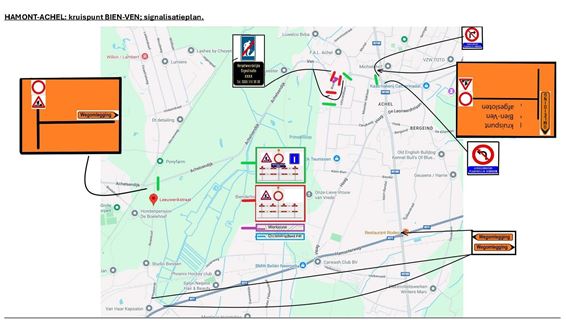 Pelt - Kruispunt Ven–Bien vanaf 3 december afgesloten