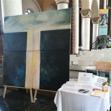 Kunstwerk en bevraging in de kerk van Paal - Beringen