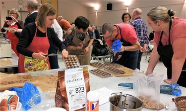 KWB Koersel maakt Belgische pralines - Beringen