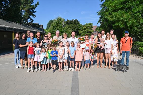 Laatste schooldag voor juf Lucienne en meester Luc - Lommel