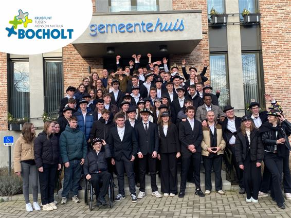 Laatstejaars Biotechnicum op het gemeentehuis - Bocholt