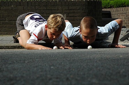 Laddercompetitie in de Kraanstraat - Overpelt