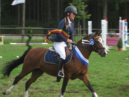Leen Cox kampioene met Hermien - Hamont-Achel