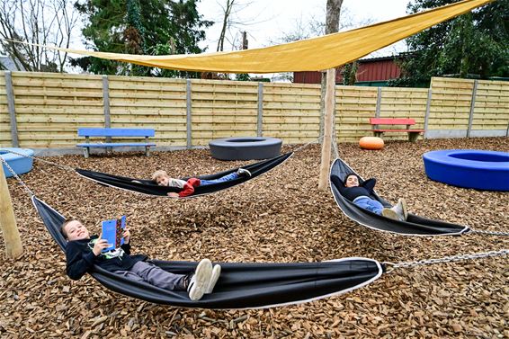 Lekker chillen in de hangmatten - Beringen