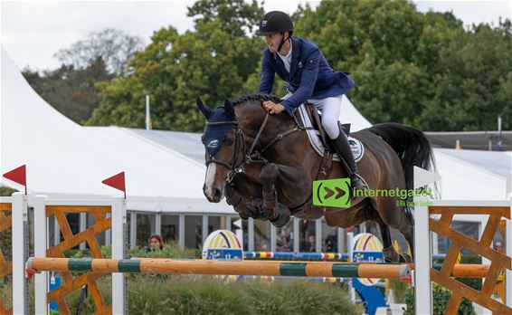 Lennert Korsten op WK jonge paarden in Lanaken - Lommel