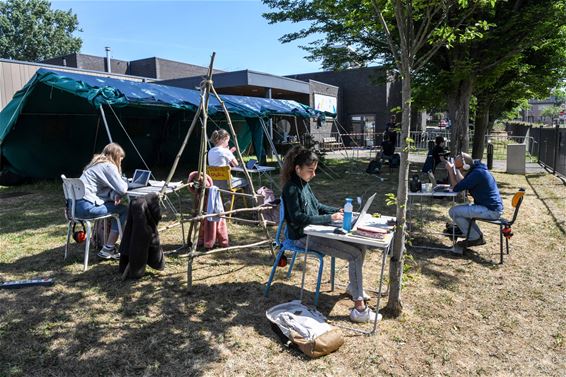 Lessen in openlucht zijn een succes - Beringen