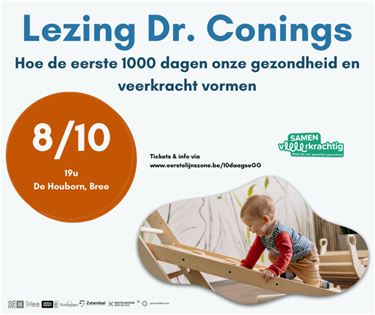 Lezing: de eerste 1000 dagen bepalen je veerkracht - Bree