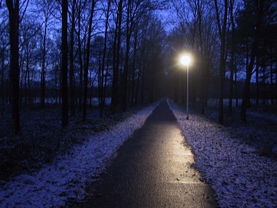 'Licht op aanvraag' op fietspad Achel - Hamont-Achel