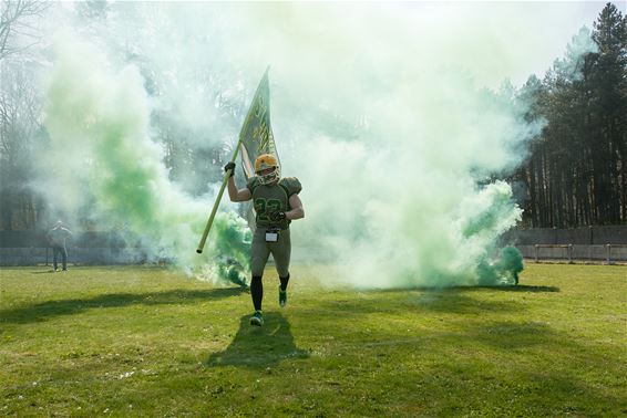 Limburg Shotguns laten Izegem in het zand bijten - Beringen