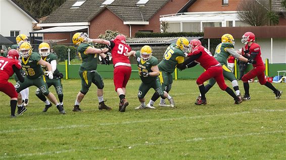 Limburg Shotguns winnen eerste wedstrijd - Beringen