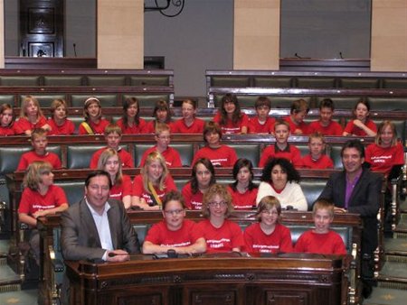 Lommelse kindergemeenteraad in het Parlement - Lommel