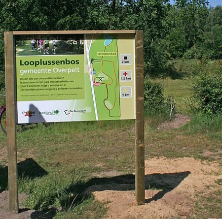 Looplussen in park Heesakkerheide  klaar - Overpelt