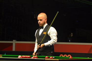 Luca Brecel door in European Masters - Lommel