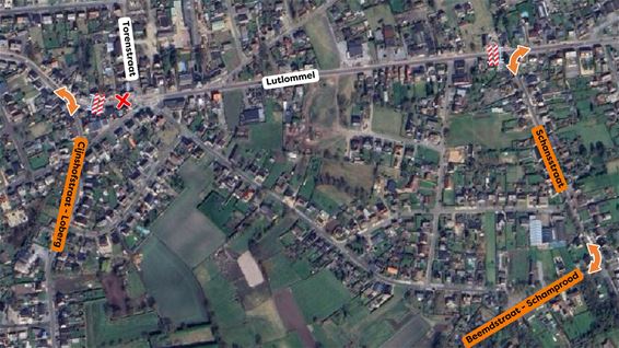 Lutlommel zaterdag afgesloten voor autoverkeer - Lommel