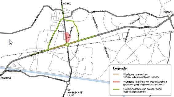 Maandag starten werken Thomas Watsonlaan - Hamont-Achel