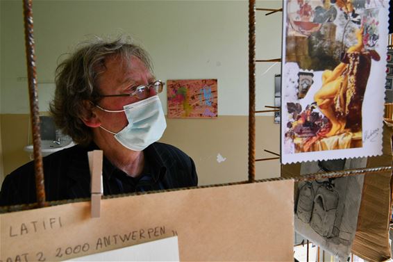 Mailart en andere kunst op site Lutgart - Beringen