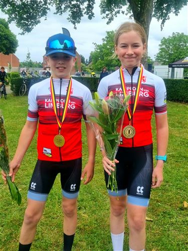 Marie-Laure en Guus dubbel kampioen van Limburg - Lommel