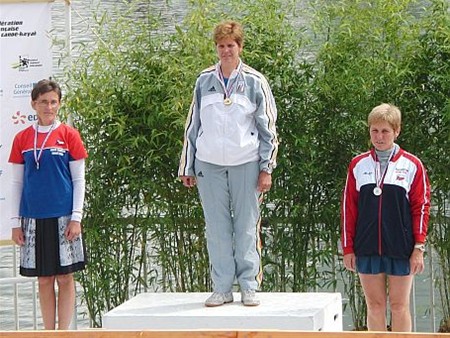 Marleen Kuppens opnieuw op het kajakpodium
