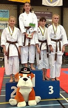 Medailles op Vlaams karatekampioenschap