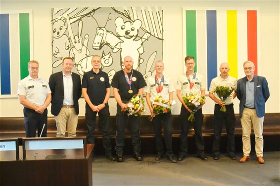 Medaillewinnaars Police & Fire Games gehuldigd - Lommel