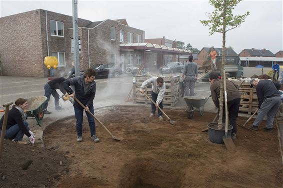 Meer groen op speelplaats Hand in Hand - Beringen