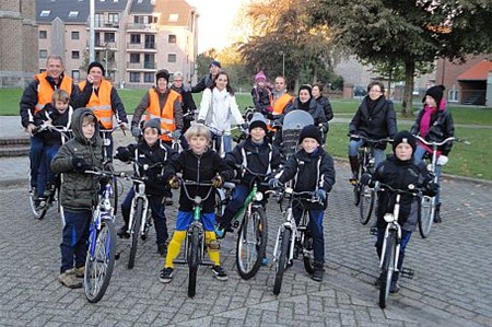 Met de fiets naar de Coca Cola Cup - Overpelt