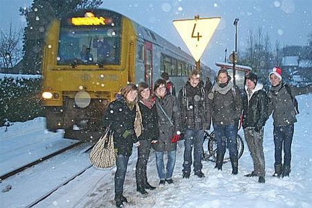 Met de trein naar Music for Life - Overpelt