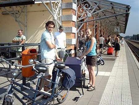 Met tandems de trein op  - Hamont-Achel & Pelt