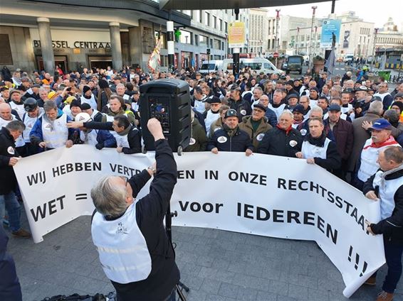 Mijnwerkers keren tevreden terug uit Brussel