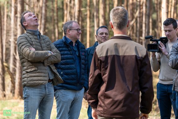 Minister Brouns op bezoek in Bosland