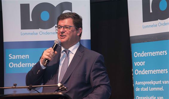 Minister Tommelein op nieuwjaarsreceptie LOC - Lommel