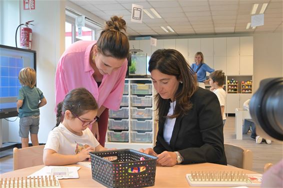 Minister Zuhal Demir op bezoek in De Berk - Beringen