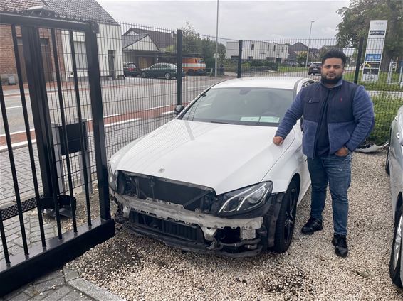 Mislukte ramkraak bij autohandelaar in luxewagens - Beringen & Leopoldsburg