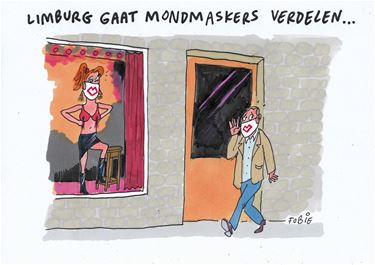 Mondmaskers mét Limburg-logo