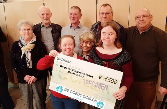 Mooie cheque voor Berkenhof - Lommel