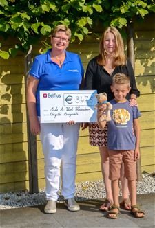 Mooie cheque voor 'Make-a-Wish' - Lommel