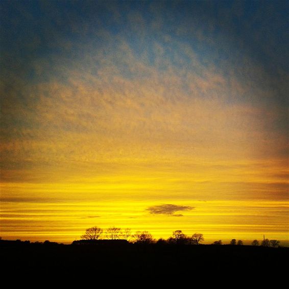 Mooie zonsondergang vanavond... - Neerpelt