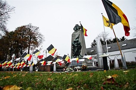 Morgen wapenstilstandsherdenking in Achel - Hamont-Achel