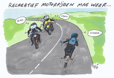 Motorrijders mogen weer de weg op