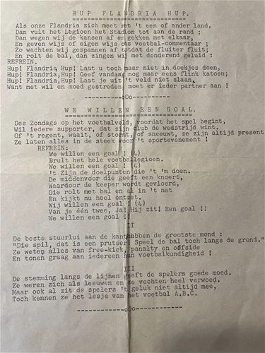 Muziekpartituren gezocht - Beringen