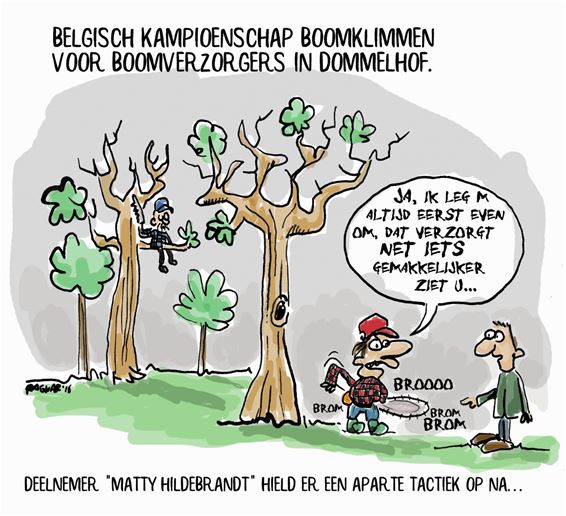 Na het BK boomklimmen... - Neerpelt