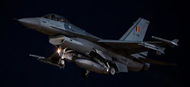 Nachtvluchten hervat op Kleine Brogel Air Base - Peer & Bocholt