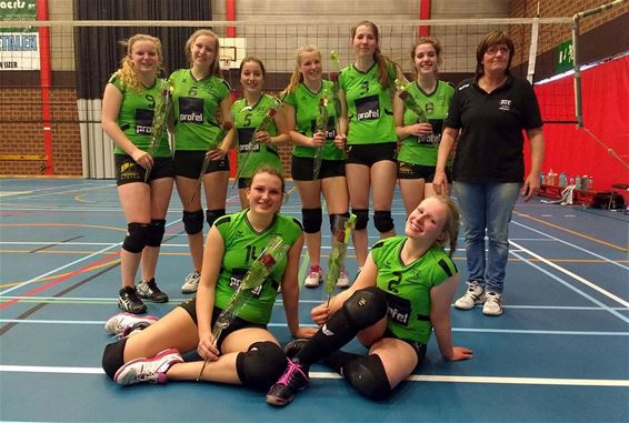 Net geen titel voor AVOC scholieren dames A - Hamont-Achel