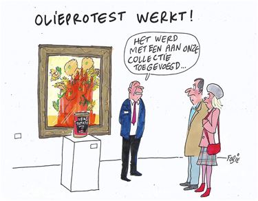 Nieuw kunstwerk in het museum