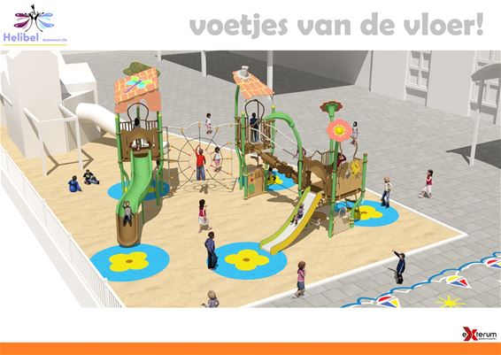 Nieuw speeltuig voor basisschool Helibel Lille - Beringen & Pelt